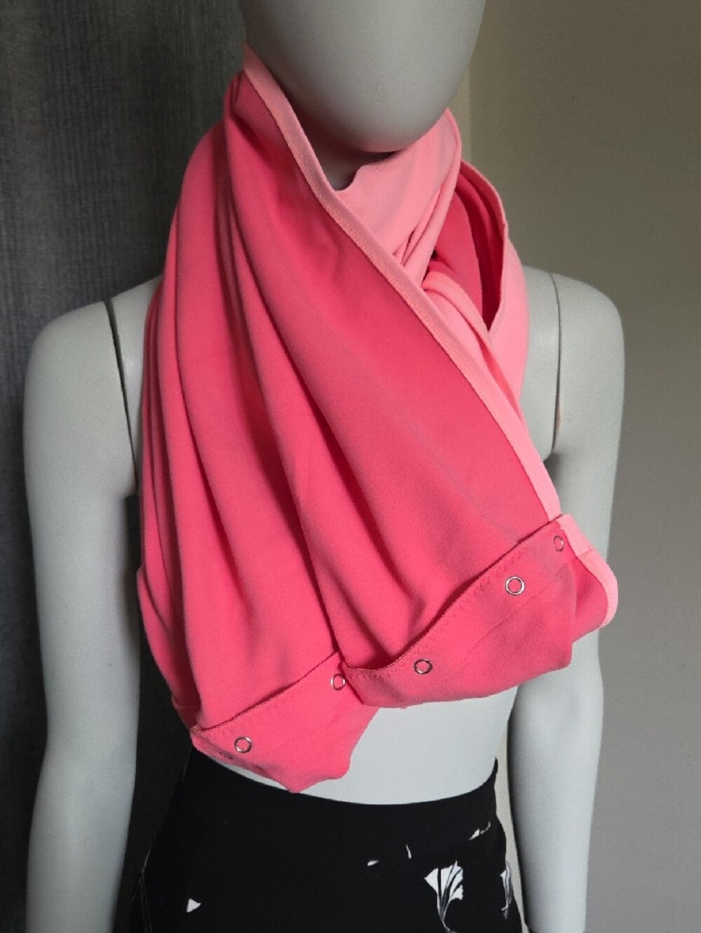Lululemon Vinyasa Wrap Scarf In Peachy Pink & Rose